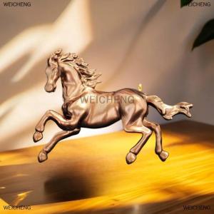 [COD] WEICHENG Fashion Classic Running Horse Brooch For Women Men Versatile Clothing Animal Pins Friends Party Gifts Banquet Jewelry Accessory