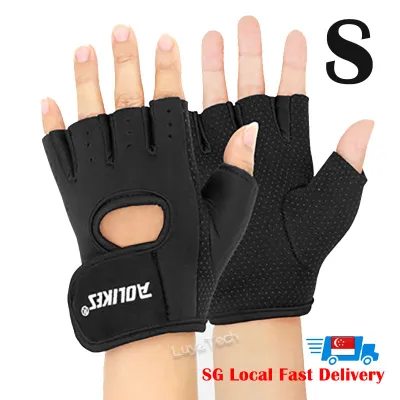 Workout Gloves for Men & Women Breathable Half-Finger Training Fitness Exercise Gloves Anti-Slip Palm Weight Lifting Gym Glove