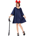 Japanese Witch's Delivery Service Kiki Cosplay Costume Adult Simple Halloween Little Witch Witch Clothes. 