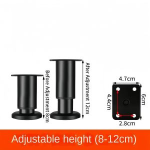 Adjustable support feetCold-rolled steelthe legs of  furniture/bed/sofa/table/TV cabinet support columns Tahan lama