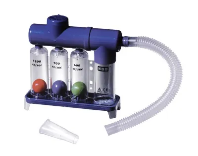 TRI-GYM™ Incentive Spirometer Deep Breathing Lung Exerciser