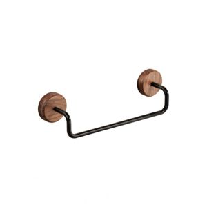 LSMSMAVDS Anti-Rust Wall Mounted Towel Holder Modern Style Simple Installation Single Bar Storage Holder Easy Installation Single Bar Bathroom Towel Hanger Bathroom Storage