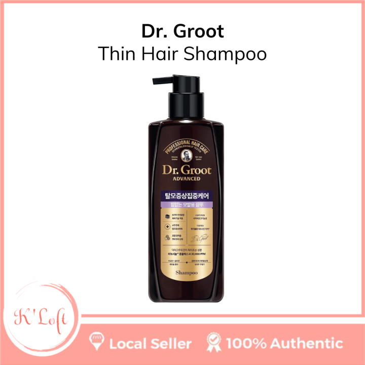 Dr. Groot Anti-Hair Loss Shampoo For Thin Hair 400ml, Made in Korea, K ...