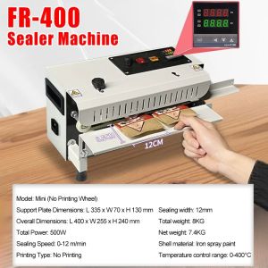 SATAS 【Printable Date】New FR-900 /400 Automatic Sealing Machine Plastic Bag Sealing Machine Seal Support