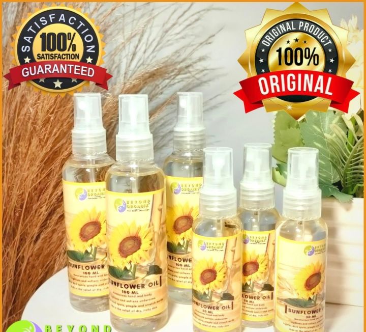 Original Organic Sunflower Oil For Moisturizer And Cosmetic Use (Pure