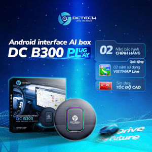 Android Box DCTECH DC B300 SD 6115 4x64GB Hỗ Trợ Apple Carplay/Android Auto Tặng Vietmap Live