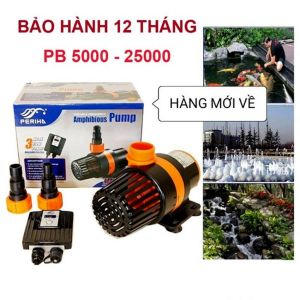 Máy Bơm Hồ Cá Periha PB (5000-25000) Tiết Kiệm Điện Đa Chế Độ Có Cảm Biến Chống Cạn