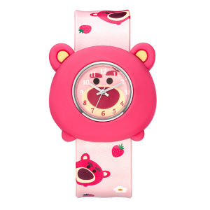 (40.5mm)100% Authentic Disney Watch for Kids Girls Boys Lotso Waterproof Watches Quartz Watch Shockproof Kids Watch Birthday Gift SS-34003