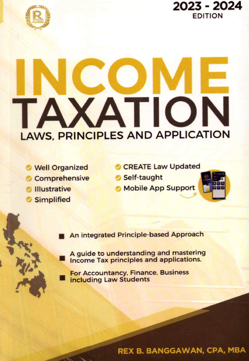 Income Taxation (2023 Edition) By Rex Banggawan | Lazada PH