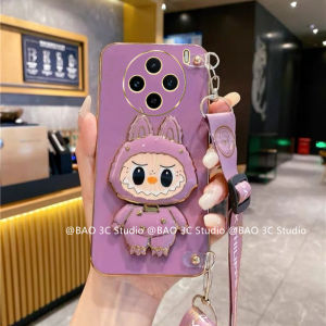 New Casing VIVO X200 Pro X100 Pro X90 X80 T1 Pro 5G Hot Trend Creative Rabble Shockproof Phone Case with 360° Rotating Mirror Holder and Lanyard 2025