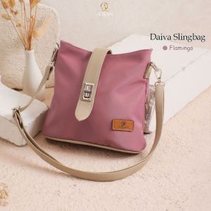 Kya Tas Selempang Wanita Slingbag Daiva by Aqlan Slingphone Terbaru Viral Lucu ootd Tali Panjang