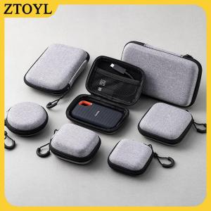 ZTOYL Mini Cáp dữ liệu tổ chức Túi du lịch không thấm nước tổ chức Túi xách tay điện thoại di động sạc bảo vệ trường hợp tai nghe Túi