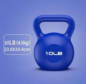 Candy Colored PVC Kettlebell Sports High Quality Premium Weight Lift Kettlebell