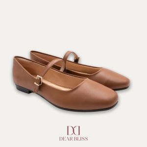DEAR BLISS Maya Whisky Mary Jane Ballet Flats