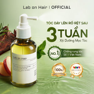 Xịt mọc tóc Lab on Hair 160ml xịt dưỡng tóc với giấm táo Redensyl hỗ trợ dưỡng ẩm và cải thiện tình trạng tóc hư tổn