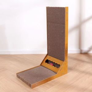 ที่ลับเล็บแมว แผ่นลับเล็บแมว ที่ฝนเล็บแมว ของเล่นแมว รูปทรงตัว L มี 3 สี ขนาดเล็ก และ ขนาดใหญ่