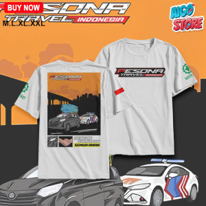Kaos Pesona Travel CALYA SIGRA Muatan Baju Driver Cotton Combed 24s