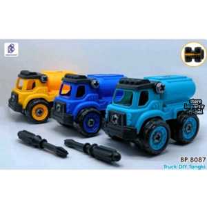 Mainan Anak DIY Truck Berbagai Macam Konstruksi Bongkar Pasang | Mainan Anak DIY Edukasi Free Obeng Terbaru Murah | Mainan Anak Bongkar Pasang Trucks Construction Do It Yourself Murah Edukasi Untuk Anak Cowok