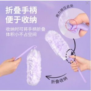 New Electrostatic Dust Duster for Home and Car Vacuum Cleaning Feather Duster Foldable Cleaning Tool for Household Cleaning