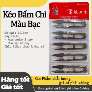 Kéo Cắt Chỉ May Thủ Công Mini Màu Bạc– Dụng Cụ Cắt Chỉ Cắt Vải Tiện Lợi