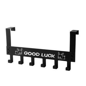 DOWELL DOOR HANGER IRON HANGER FOR DOOR WHITE BLACK COLOR CLOTHES HANGER PENYANGKUT PINTU