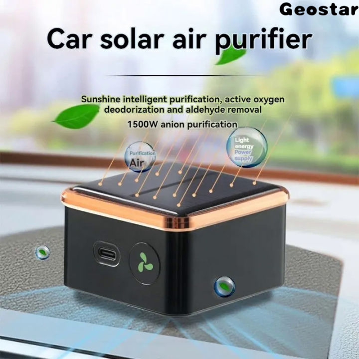 Hot Solar Car Air Purifier New Formaldehyde Removal e Odor Removal ... - Car Air Purifier For Radon Removal