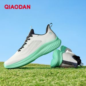 Qiaodan Men Sneakers Breathable Mesh Lightweight Shock Absorbent Soft Sole Casual QXB023252212