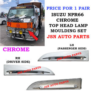 J103S04 ISUZU NPR66 NKR HEAD LAMP ATAS MOULDING GARNISH  CHROME LORRY ACCESSORIES CROME KROME