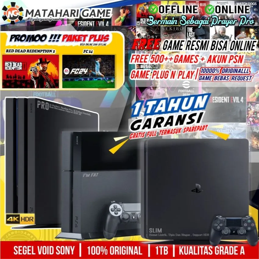 Controller Hdr Ps4 Fat Ps4 Fat Ps4 Pro Second SONY PS4 FAT - Main Image