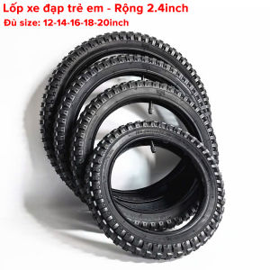 Săm Xe Đạp Trẻ Em Lốp Xe Đạp Trẻ Em Rộng 2.4inch Đủ Size 12 14 16 18 20inch Cao Su Butyl Tự Nhiên