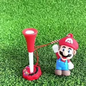 Mario Golf Tee Cartoon Anti-lost Pendant 83mm Golf Tee Set EST-TT03【BARANG SPOT】