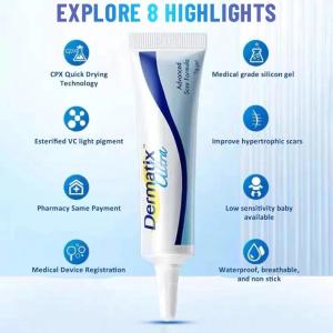 Dermatix Ultra Scar Gel 15g/7g | Reduce Deep & Post-Surgery Scars | Fade Scars 1 Set 超强疤痕凝胶 15g/7g | 减少深部和术后疤痕 | 淡化疤痕