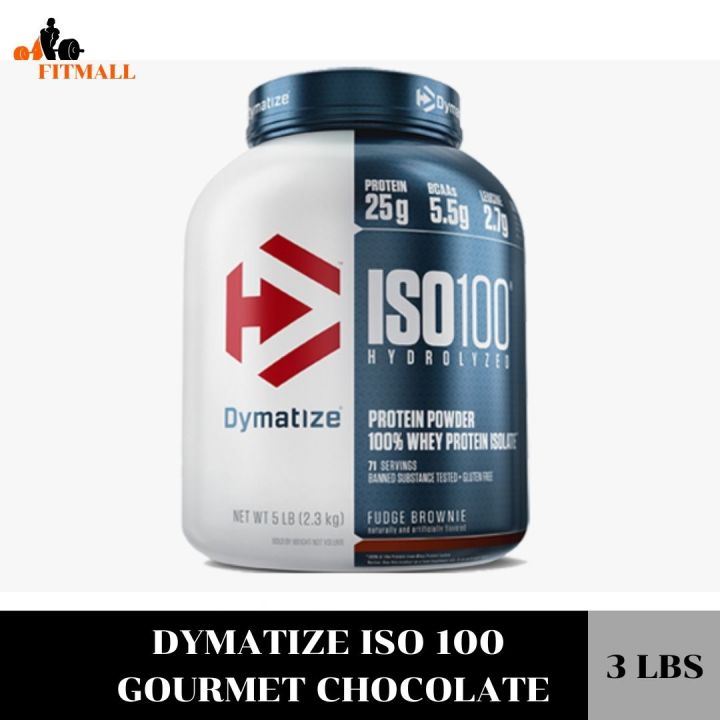Dymatize ISO 100 Whey Protein , Gluten Free, Fast Digesting Gourmet ...