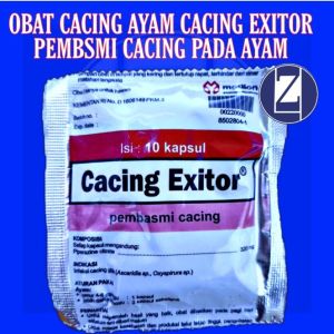 3 sachet Cacing Exitor Obat Cacing Ayam