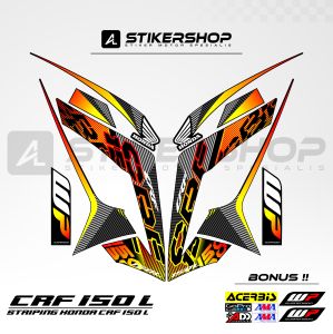 STIKER STRIPING CRF 150 L STOCK DECAL GRAFIS VARIASI 013