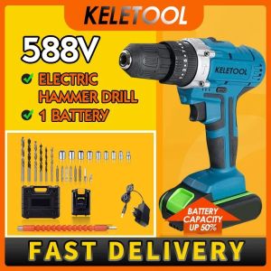 AVID POWER 20V MAX Lithium lon Cordless Drill Set Power Drill Kit with Battery and Charger 3/8-Inch Keyless Chuck Variable Speed 16 Position and 22pcs Drill Bits