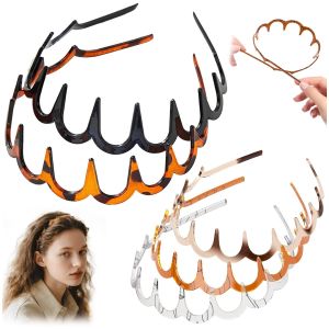 Face wash hair accessories Ushaped high top hair band minimalist comb vintage headband