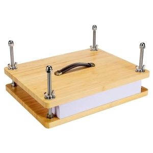 NEXASHOP with Ergonomic Handle Book Binding Press Durable Repair Crafts Sewing Supplies Book Binding Kits Creative Gift Book Binding Materials for Beginners Bookbinding Supplies