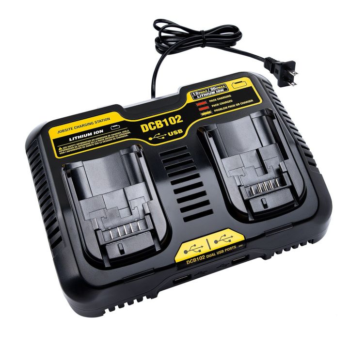 Free Shipping 4.5A DCB102 DCB118 DCB101 Fast Battery Charger For Dewalt ...