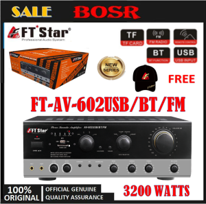 AV-602USB/BT/FM 5.1Channel Karaoke Amplifier with USB and Bluetooth FT STAR