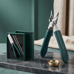 PHANT 1/3 pcs Thick Hard Sharp Diagonal Pliers Simple Anti Splash Clipper For Ingrown Reusable Stainless Steel Toenail Clipper Thick Nails