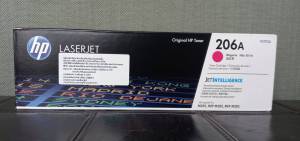 HP 206A W2113A Magenta ตลับหมึกโทนเนอร์ สีม่วงแดง ของแท้ คุณสมบัติ  Color LaserJet Pro : M255dw M282m MFP M283fdw  Page Yield  1250 pages