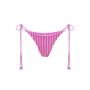 YUKARI SWIM 2 Piece Bikini บิกินี่ทรงสามเหลี่ยม ชุดว่ายน้ำ กระชับหน้าอก บิกินี่ ชุดชายหาด นุ่มสบาย เซ็กซี่ น่ารัก แห้งเร็ว ถ่ายรูปสวย ออกแบบเอง  ลายทาง