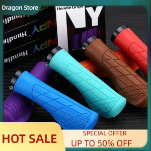 Dragon 1Pair Bicycle Grips Shockproof Bike Handlebar Cover Anti-Slip Lockable Grips Ergonomic Cycling Rubber Handle Grips