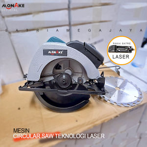 MONAKE CIRCULAR SAW 7inch 900w Mesin Potong Kayu Listrik Jigsaw Gergaji Kayu Circular Saw Murah Promo Mod: MK-5800
