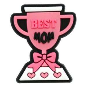 Charm jibbitz sticker 2D gắn dép cross mẫu C54 love mama