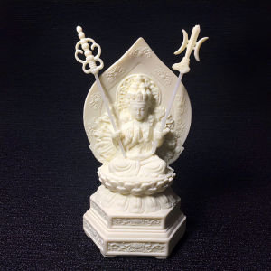 Tượng Phật Quan Âm Thiên Thủ Thiên Nhãn chất liệu đá nhân tạo size 20cm nhập khẩu làng nghề đúc tượng mỹ nghệ Đài Loan