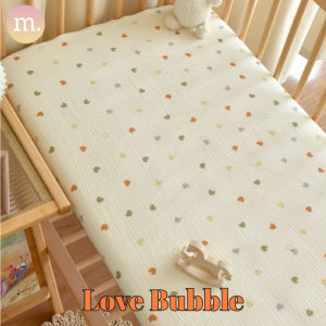 Premium Quality 100% Pure Cotton Double Gauze Baby Fitted Mattress Cover Cadar Tilam Bayi 婴儿纯棉双层纱布床笠