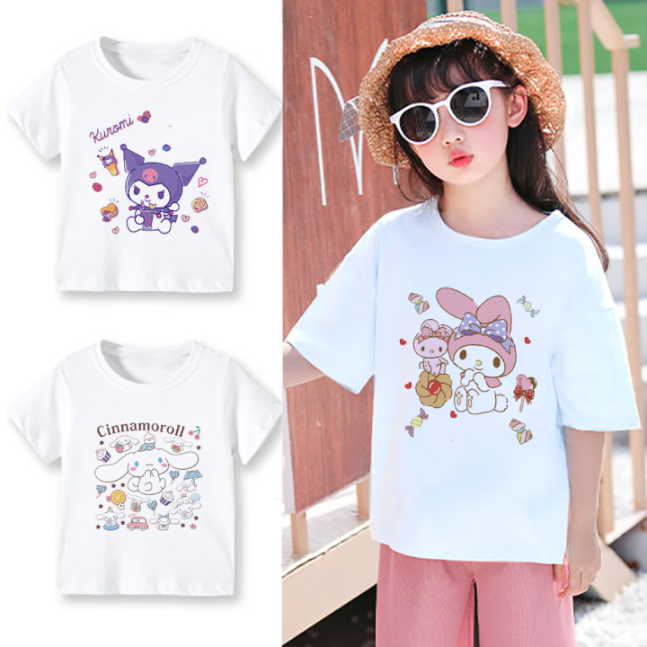 Cute Sanliou Children's T-shirt Series Melody Printed Girls' Short ...