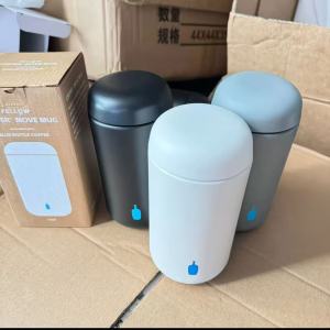 Japan blue bottle Blue Bottle Coffee Cup Collection Ceramic Coated Inner Layer Sealed Insulated Mug 400mL Portable